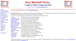 Desktop Screenshot of howbaseballworks.com